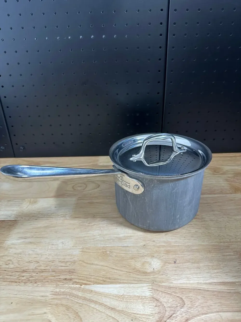 Vintage ALL-CLAD Metal Crafters Master Chef 2Qt Sauce Pan w Lid